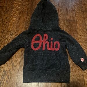 HOMAGE Ohio state charcoal grey hoodie 2T